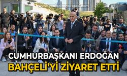 Cumhurbaşkanı Erdoğan, MHP Genel Başkanı Bahçeli'yi ziyaret etti