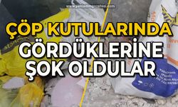 Çöp kutularında gördüklerine şok oldular