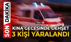 Kına gecesinde eğlenenlerin üzerine disko topu düştü: 3 yaralı