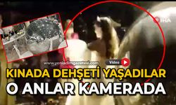 Kına gecesi kabus yaşadılar: O anlar kamerada
