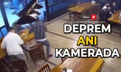 Deprem anı kamerada