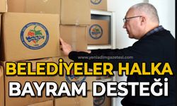 Belediyeler halka bayram desteği
