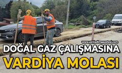 Doğal gaz çalışmalarına kısa süreli ara verildi