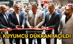 Kuyumcu dükkanı açıldı