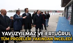 Deniz Yavuzyılmaz ve Eylem Ertuğrul Zonguldak Belediyesi'nin tüm projelerini inceledi