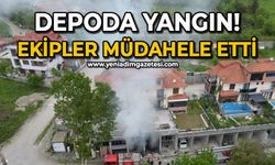 Depoda korkutan yangın!