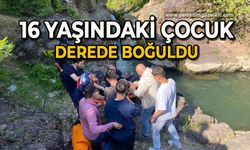 16 yaşındaki çocuk mesire alanında girdiği derede boğuldu