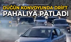 Düğün konvoyunda drift yapan sürücüye 46 bin TL ceza