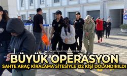 Büyük operasyon: Sahte araç kiralama sitesiyle 122 kişi dolandırıldı