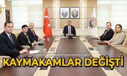 Kaymakamlar değişti