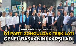 İYİ Parti Zonguldak teşkilatı Müsavat Dervişoğlu'nu karşıladı