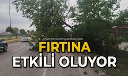 Fırtına etkili oluyor