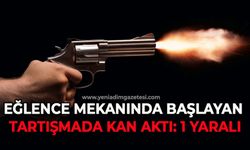 Eğlence mekanında başlayan tartışmada kan aktı: 1 yaralı