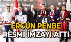 Ergün Penbe resmi imzayı attı