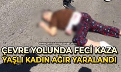 Zonguldak çevre yolunda feci kaza; 80 yaşındaki yaya ağır yaralandı