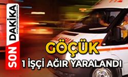 Göçük: 1 işçi ağır yaralandı