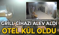 Grill cihazı alev aldı, otel kül oldu: İlk görüntüler ortaya çıktı
