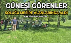 Güneşi görenler soluğu mesire alanlarında aldı