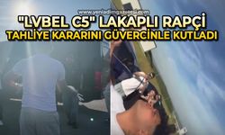 "Lvbel C5" lakaplı rapçi, tahliye kararını güvercinle kutladı