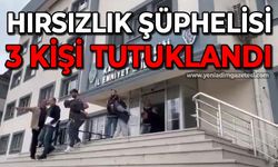 Hırsızlık şüphelisi 3 kişi tutuklandı
