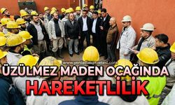 Üzülmez maden ocağında hareketlilik