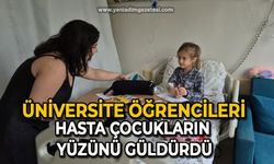 Üniversite öğrencileri başlattıkları kampanya ile hasta çocukların yüzünü güldürdü