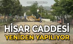 Hisar Caddesi yeniden yapılıyor