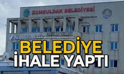 Belediye ihale yaptı