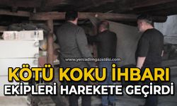 Kötü koku ihbarı ekipleri harekete geçirdi