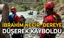 16 yaşındaki İbrahim Necir dereye düşerek kayboldu
