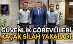 Güvenlik görevlileri kaçak silah yakaladı