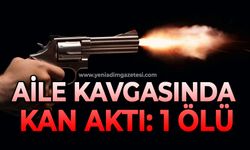 Aile kavgasında kan aktı: 1 ölü