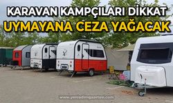 Sahillerde karavan yasağı: Uymayanlara idari yaptırım uygulanacak