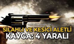 Silahlı ve kesici aletli kavga: 4 kişi yaralı