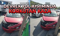 Devrek yol ayrımında kaza
