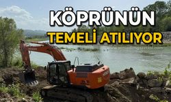 Köprünün temeli atılıyor