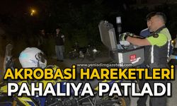 Akrobasi hareketleri pahalıya patladı