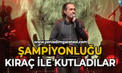Şampiyonluğu Kıraç ile kutladılar