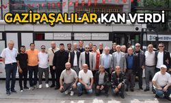 Gazipaşalılar Kan Verdi