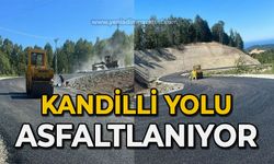Kandilli yolu  asfaltlanıyor