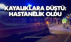 Kayalıklara düştü: Hastanelik oldu