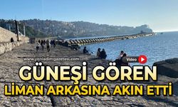 Güneşi gören liman arkasına akın etti