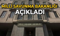Milli Savunma Bakanlığı açıkladı