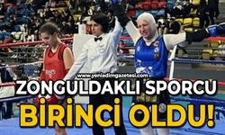 Zonguldaklı sporcu Muay-Tai yarışmasında birinci oldu