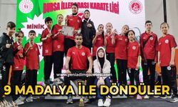 9 madalya ile döndüler