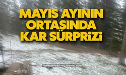 Mayıs ayının ortasında kar sürprizi