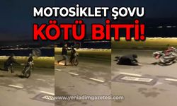 Motosiklet şovu kötü bitti