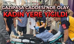 Genç kadın bir anda yere yığıldı