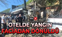 Otelde yangın: Faciadan dönüldü