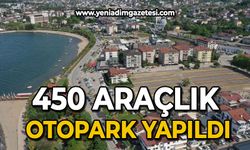 450 araçlık otopark yapıldı